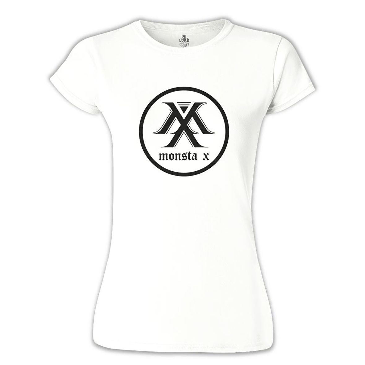 Monsta X - Logo Beyaz Kadın Tshirt