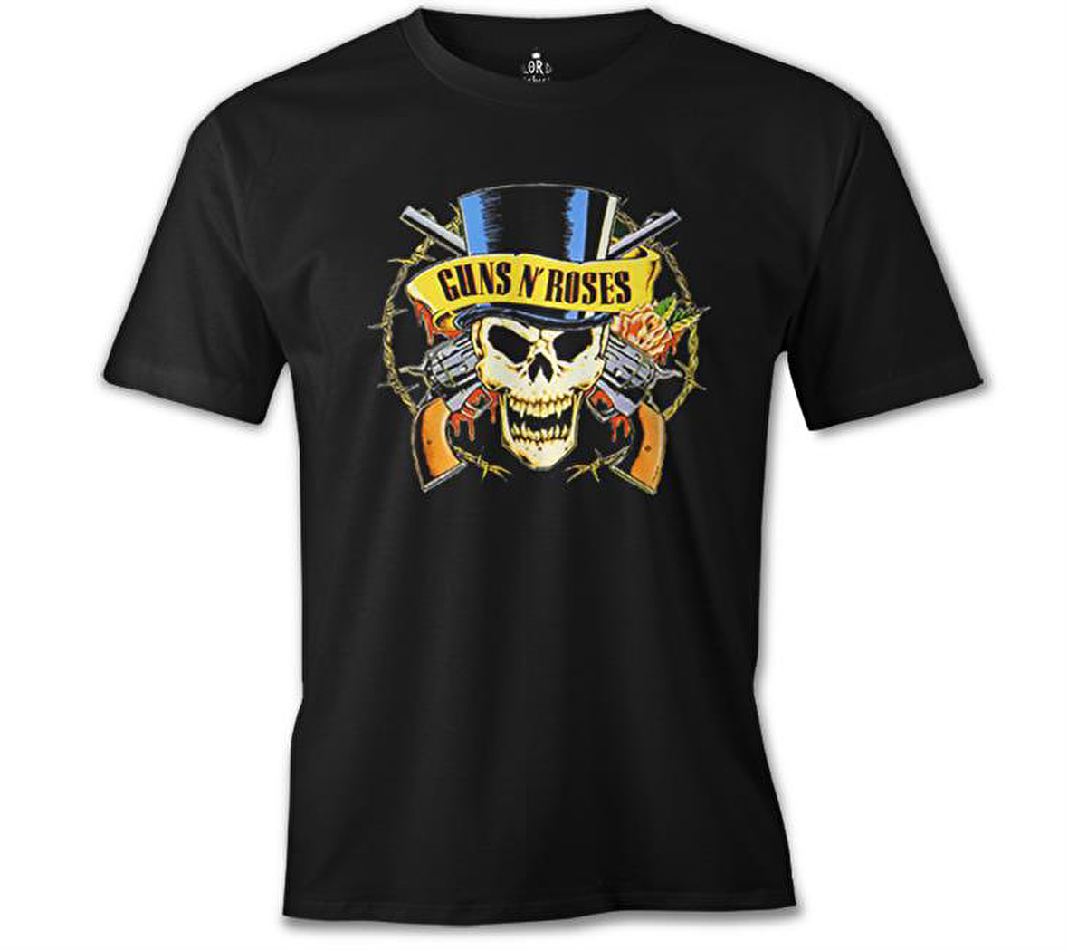 Guns N' Roses - Logo 2 Siyah Erkek Tshirt