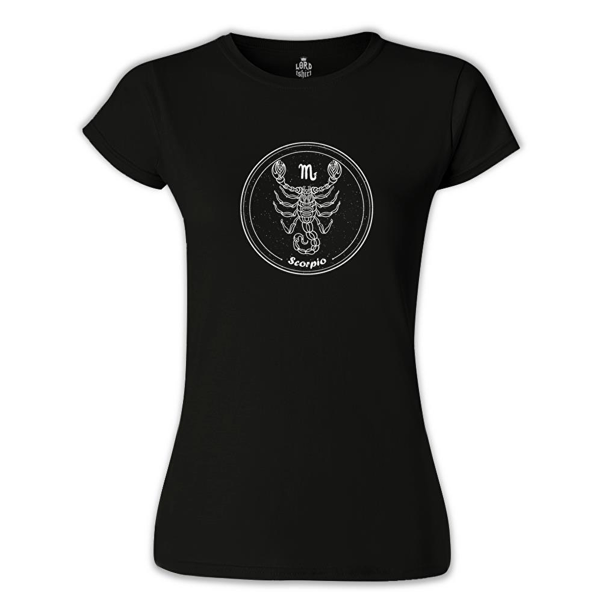 Burç - Scorpio M Siyah Bayan Tshirt