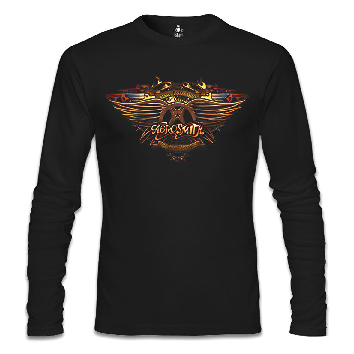 Aerosmith Siyah Erkek Sweatshirt