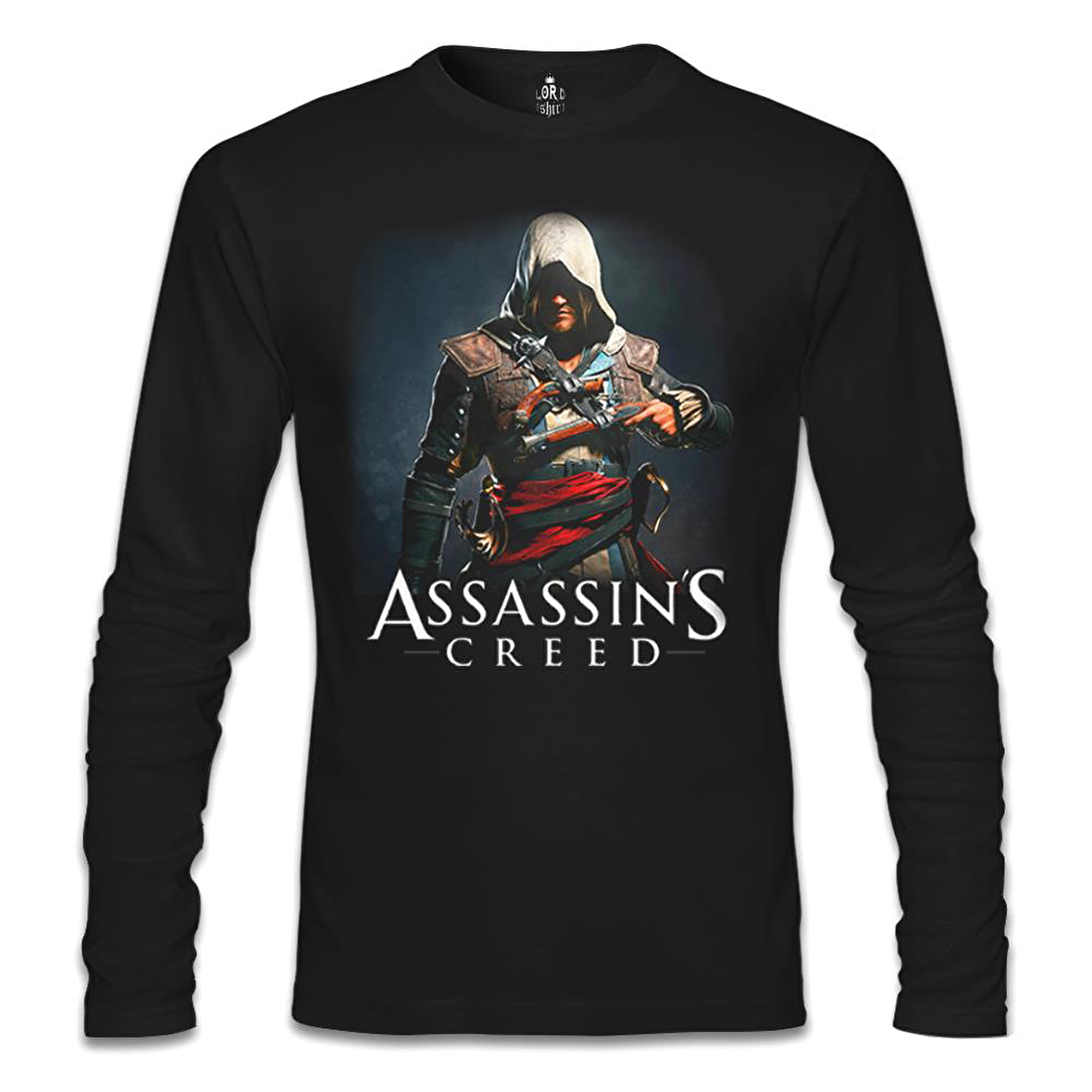Assassin's Creed Siyah Erkek Sweatshirt