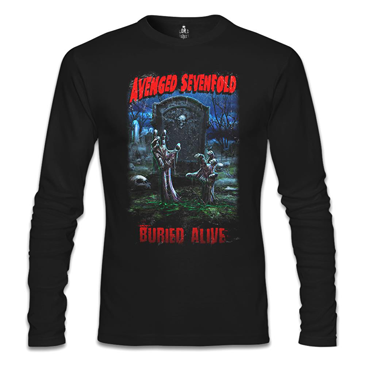 Avenged Sevenfold - Buried Alive Siyah Erkek Sweatshirt