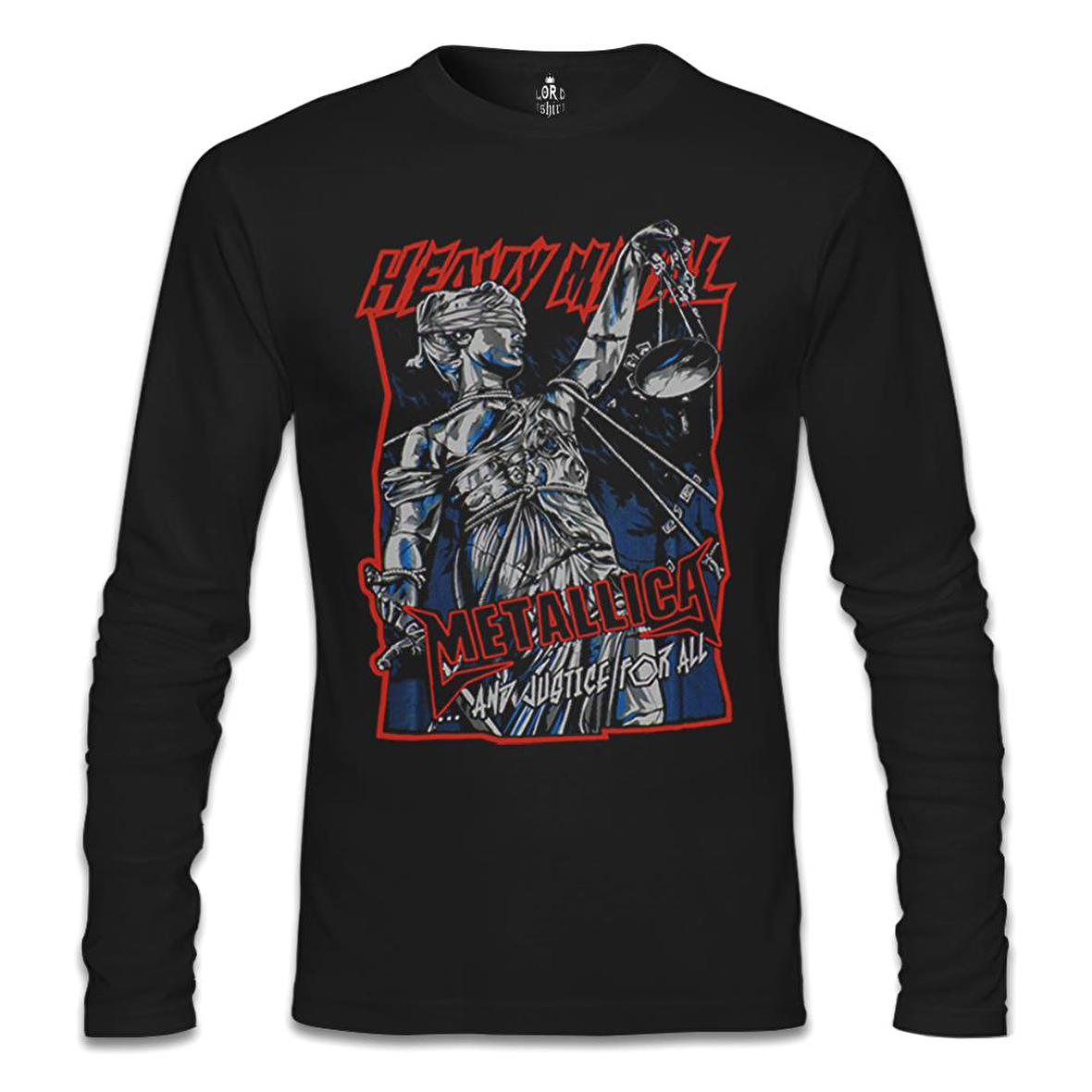 Metallica - And Justice For All Siyah Erkek Sweatshirt