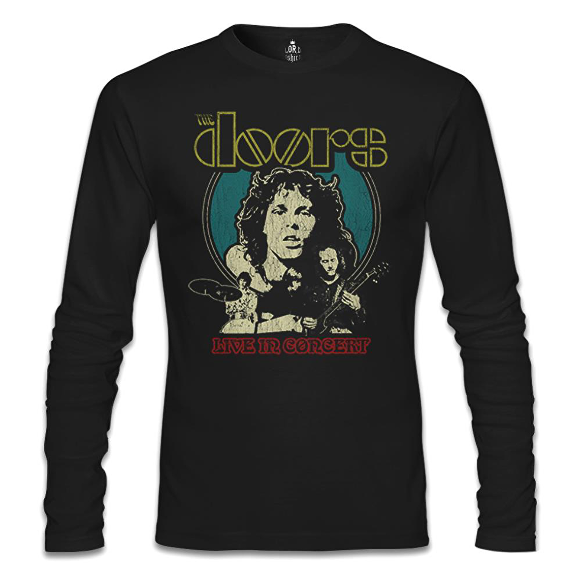 The Doors Siyah Erkek Sweatshirt