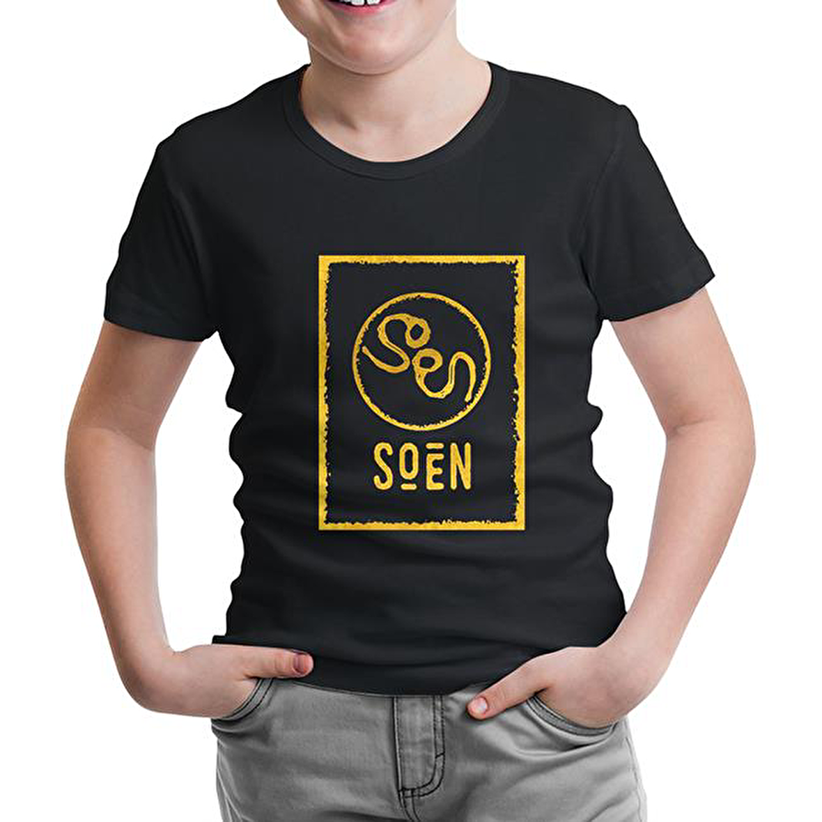 Soen Logo 2 Siyah Çocuk Tshirt