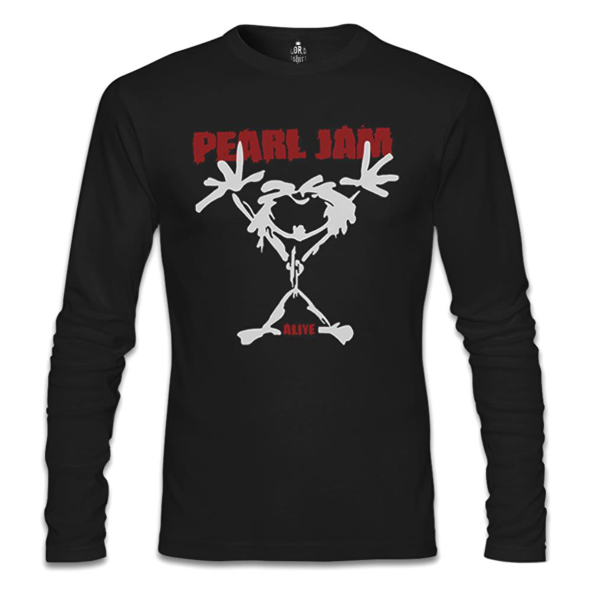 Pearl Jam - Alive Siyah Erkek Sweatshirt
