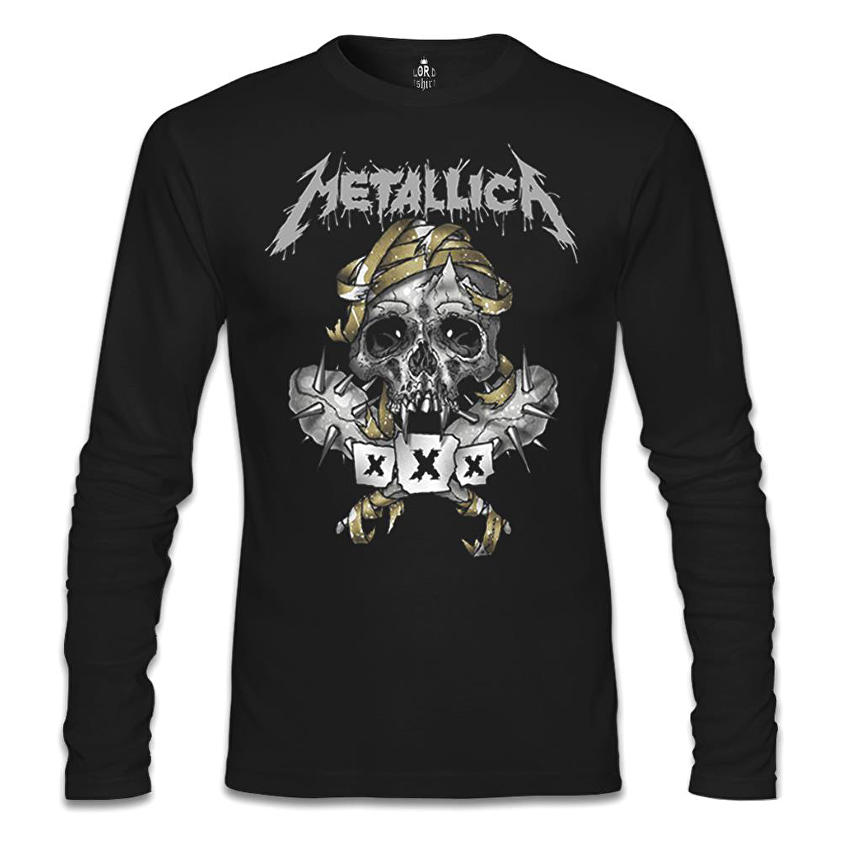 Metallica - X - X Siyah Erkek Sweatshirt