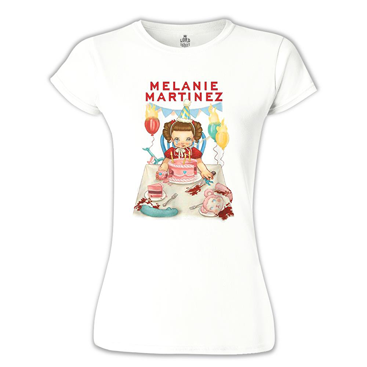 Melanie Martinez - Party Beyaz Bayan Tshirt