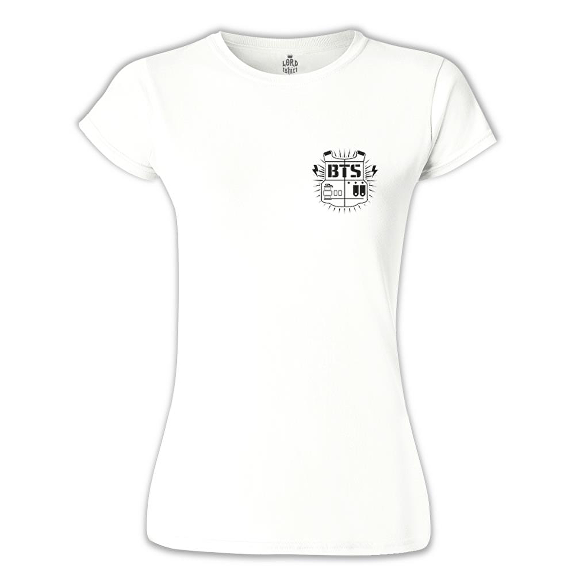 BTS - Jimin 95  (Ön-Arka) Beyaz Kadın Tshirt