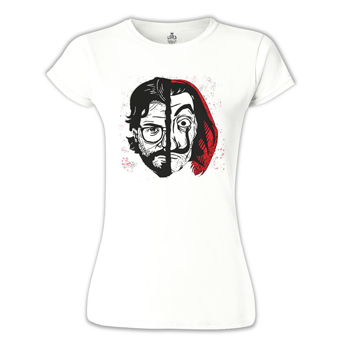 La Casa De Papel - Prof Beyaz Bayan Tshirt