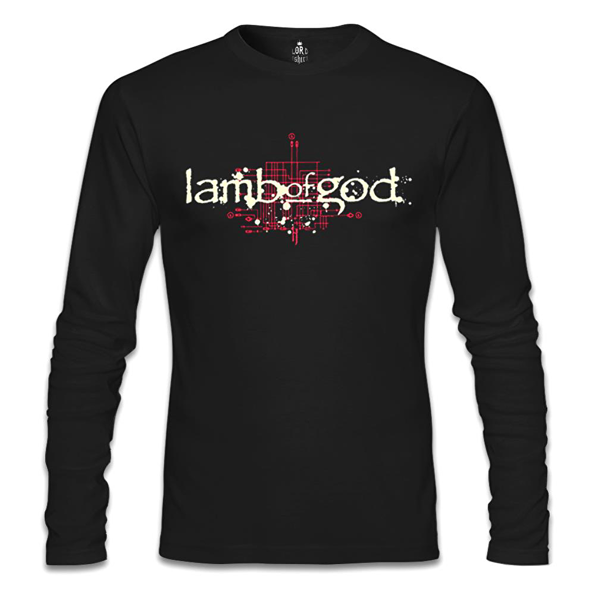 Lamb of God - Logo Siyah Erkek Sweatshirt