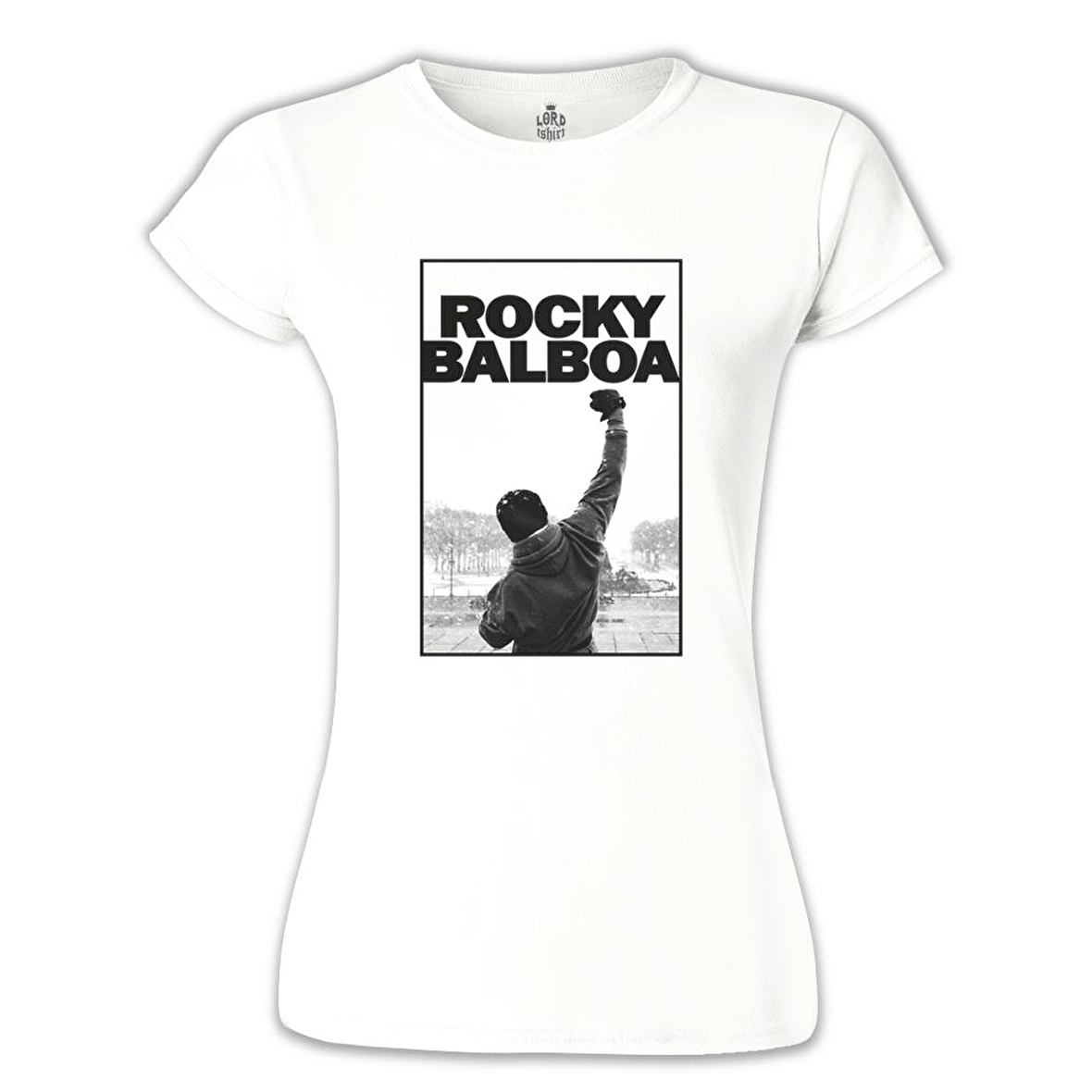 Rocky Balboa - Win Beyaz Bayan Tshirt