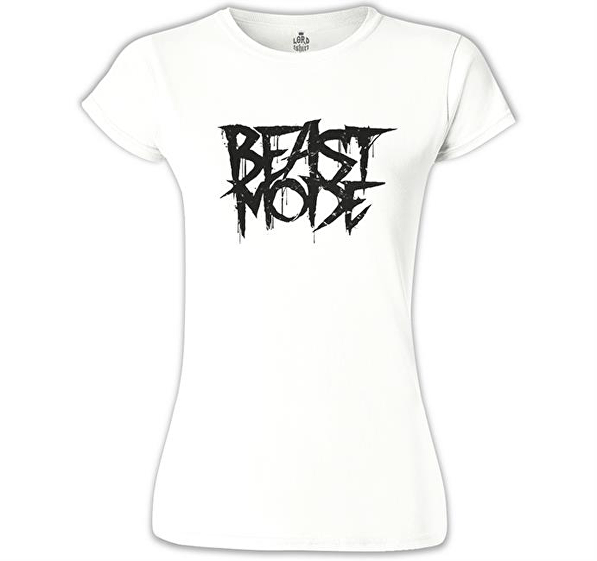 Bodybuilding - Beast Mode Beyaz Kadın Tshirt