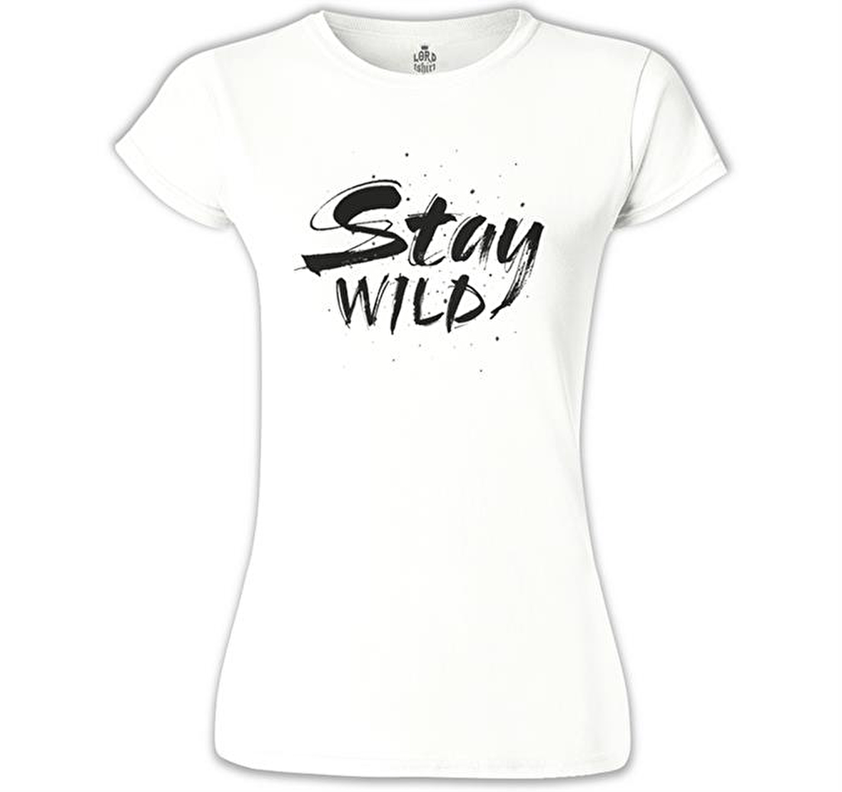 Stay Wild Beyaz Kadın Tshirt