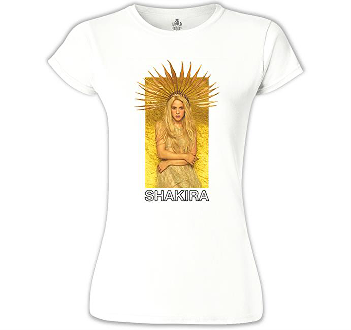 Shakira - Queen Beyaz Bayan Tshirt