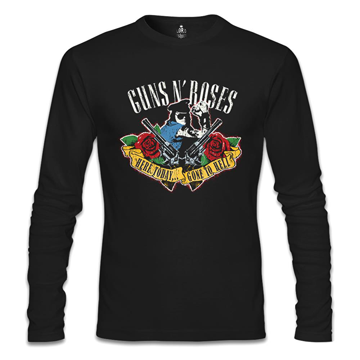 Guns N' Roses - Gone to Hell Siyah Erkek Sweatshirt