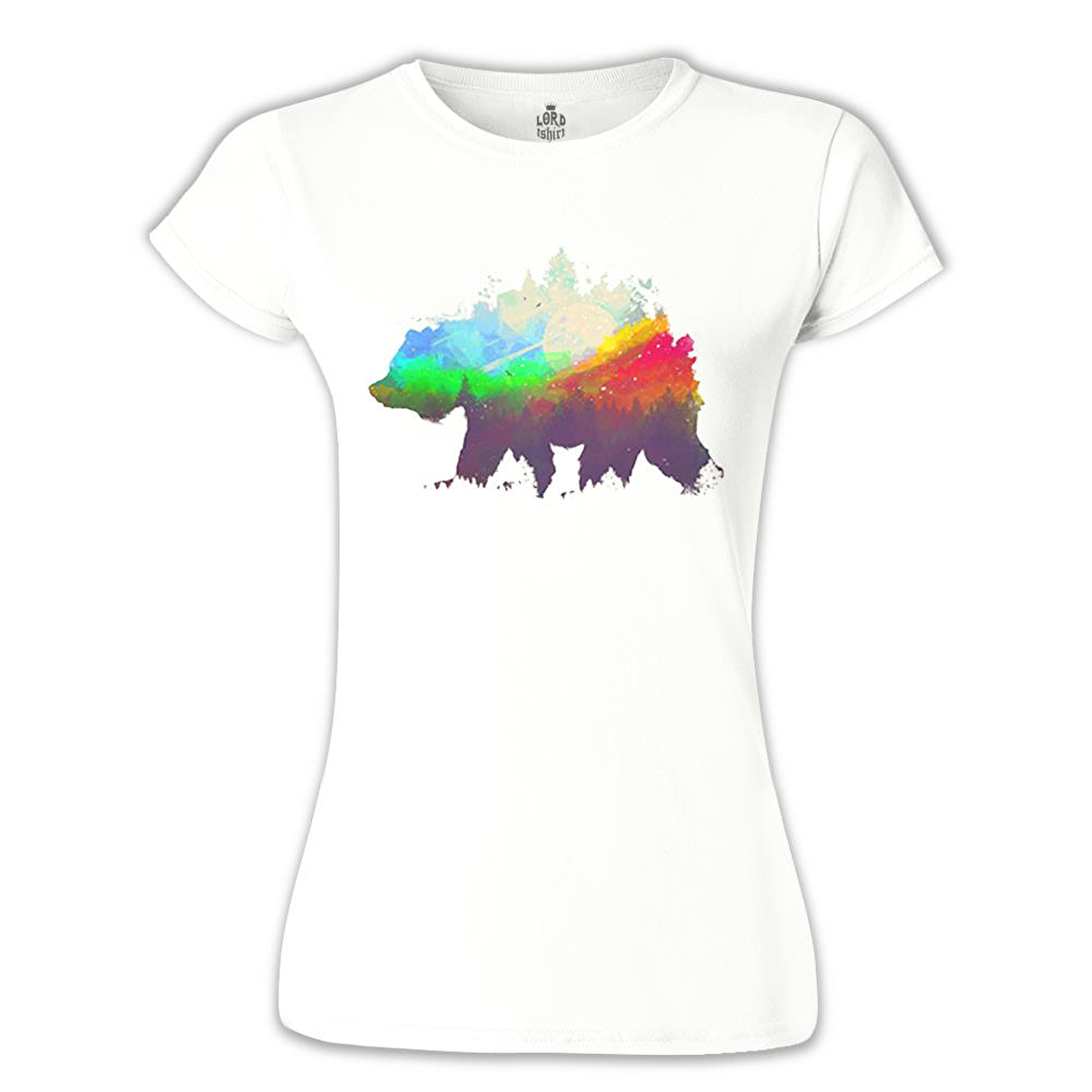 Natür Vald Beyaz Bayan Tshirt