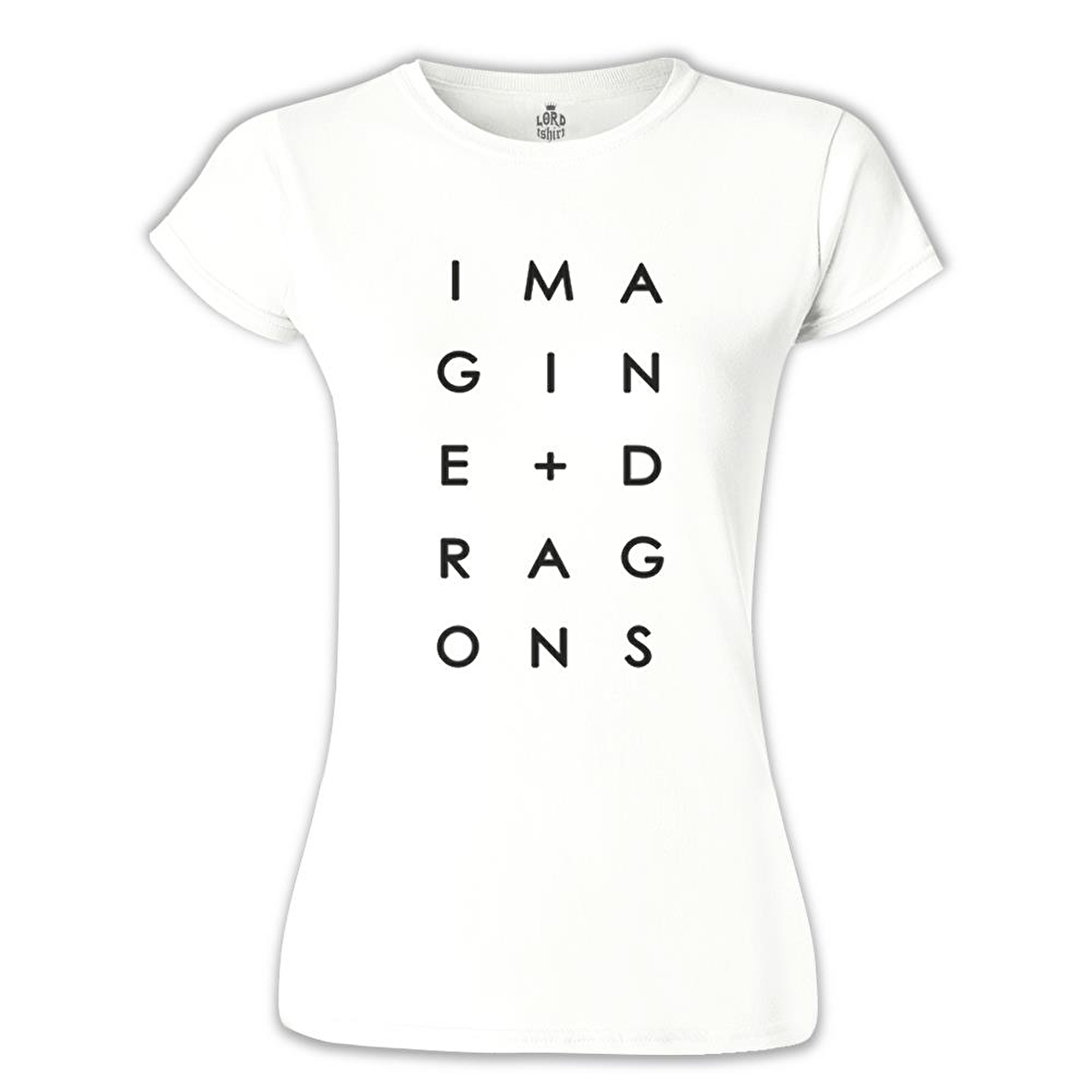 Imagine Dragons - Plus Beyaz Bayan Tshirt