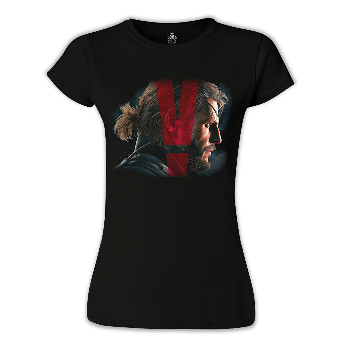 Metal Gear Solid V - The Phantom Pain Siyah Bayan Tshirt