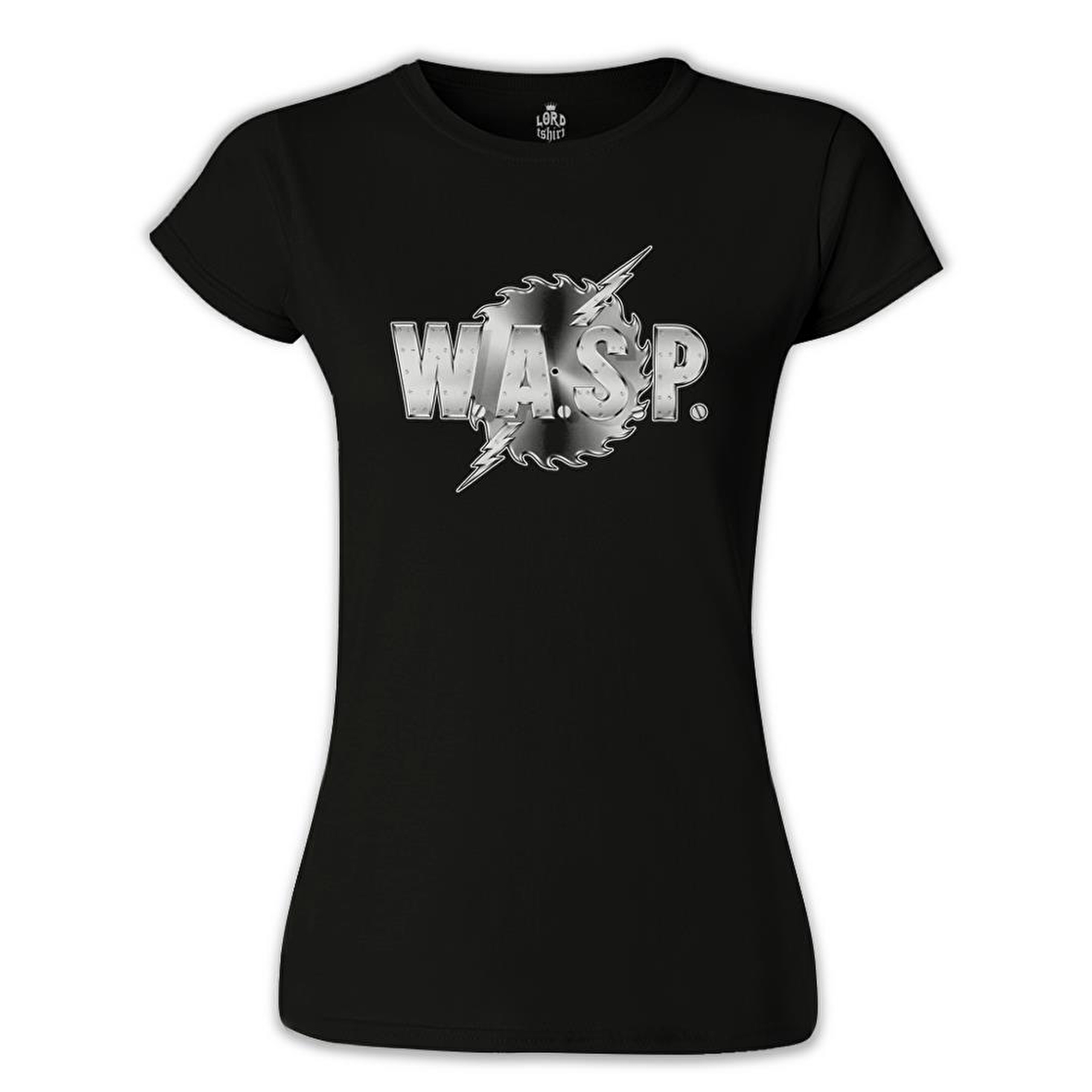 WASP Logo - Siyah Kadın Tshirt