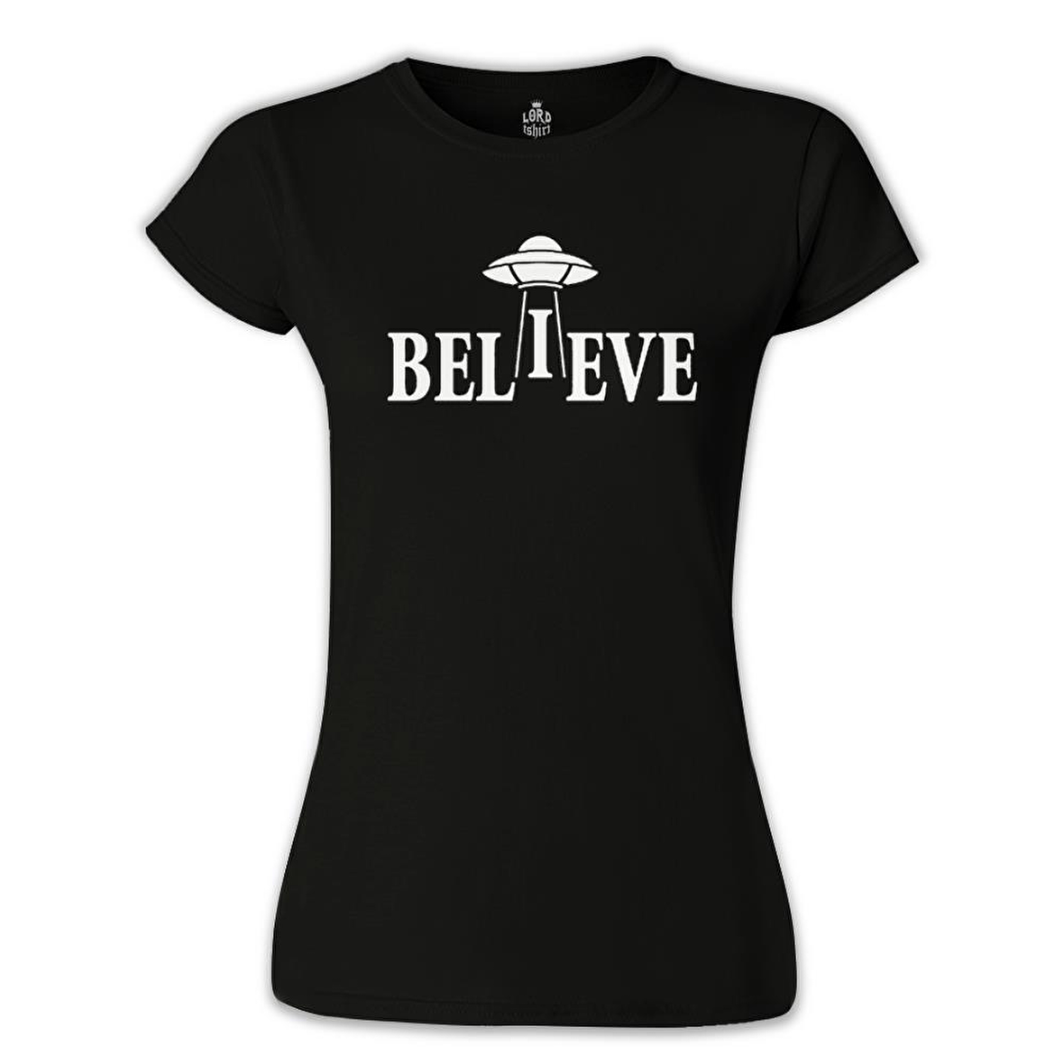Believe Siyah Bayan Tshirt