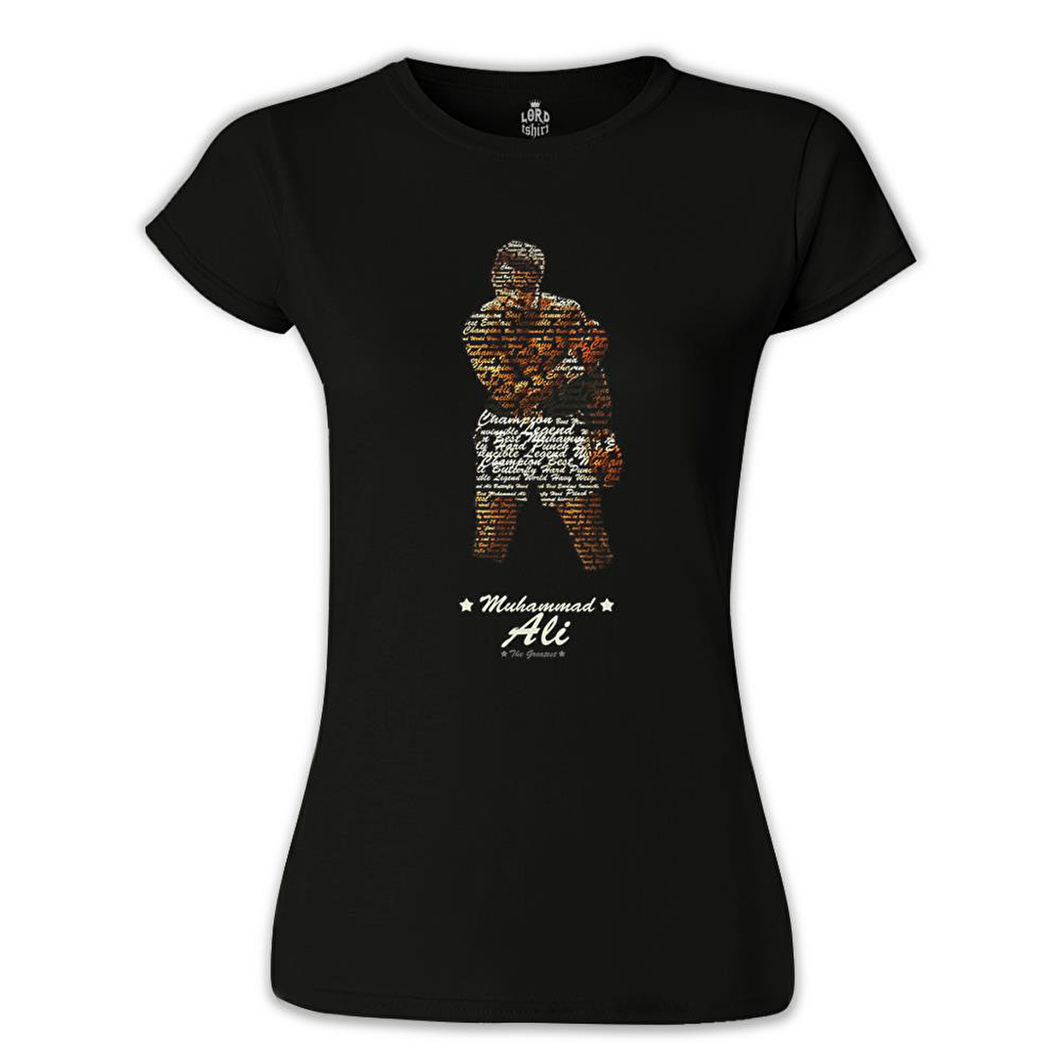 Muhammad Ali - Hard Punch Siyah Bayan Tshirt