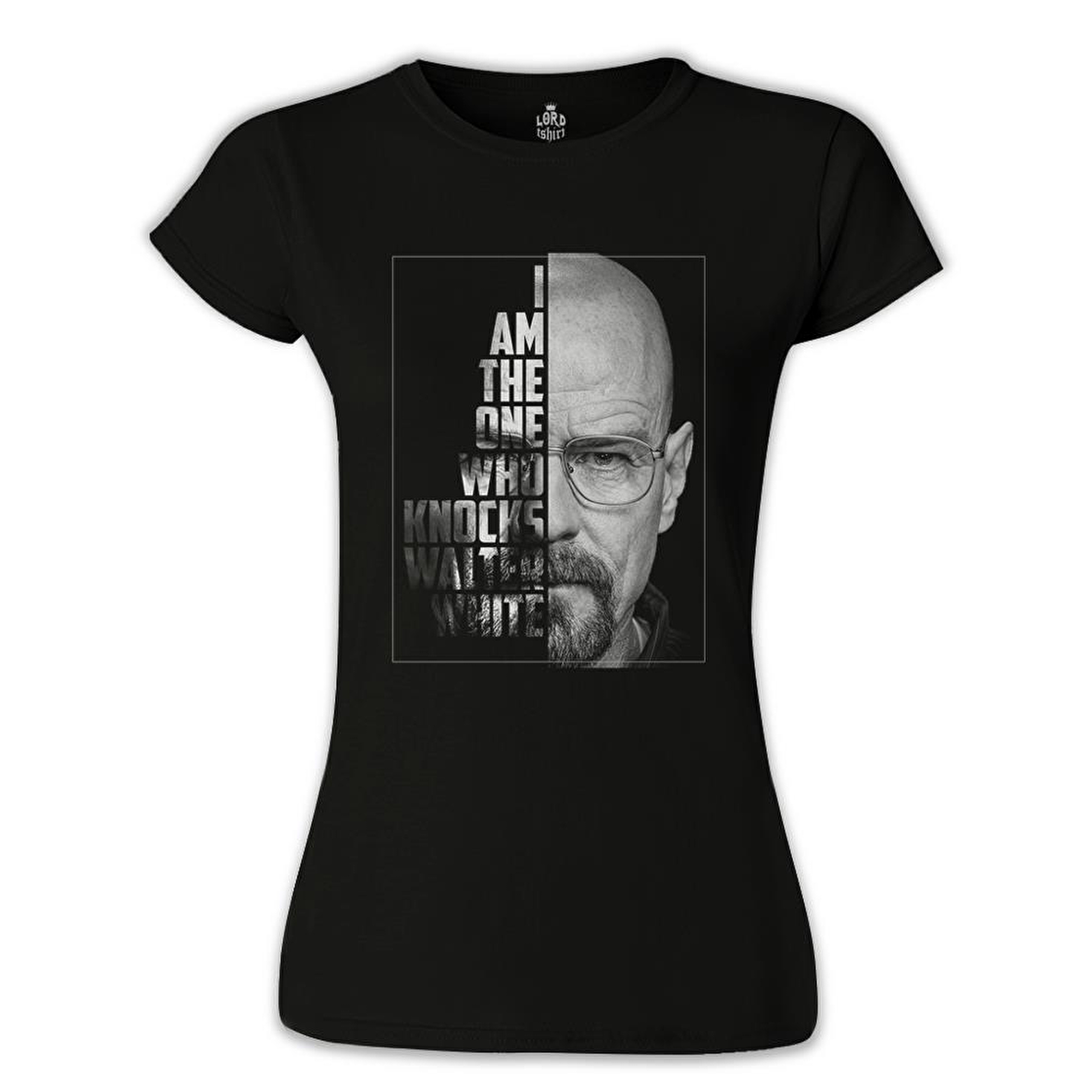 Breaking Bad - Who Knocks Walter White Siyah Kadın Tshirt