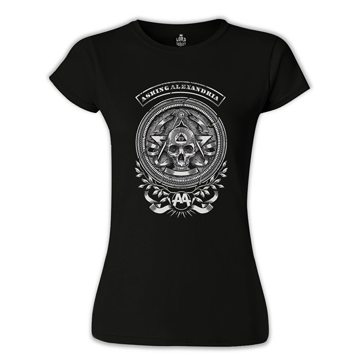 Asking Alexandria - AA Siyah Bayan Tshirt