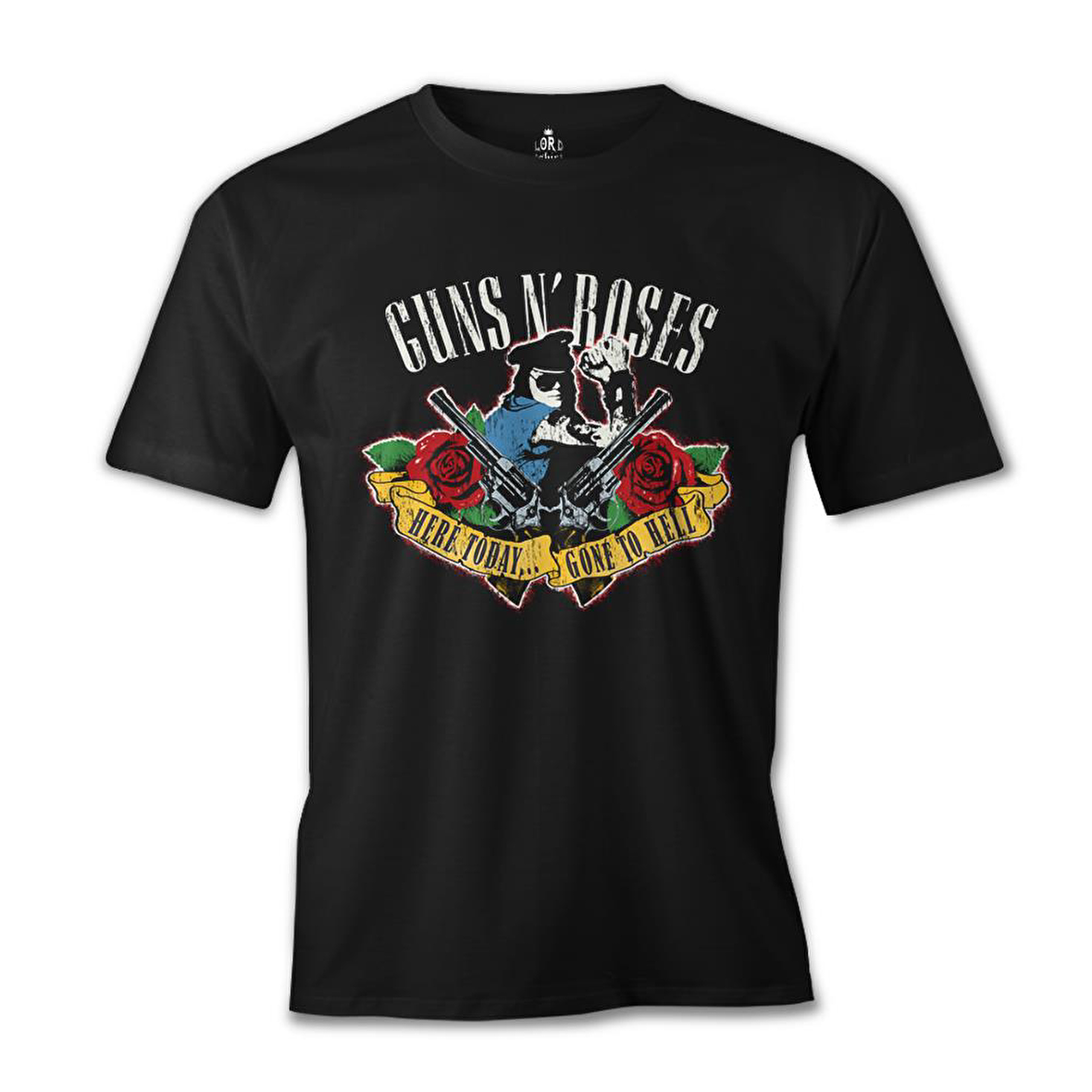 Guns N' Roses - Gone to Hell Siyah Erkek Tshirt