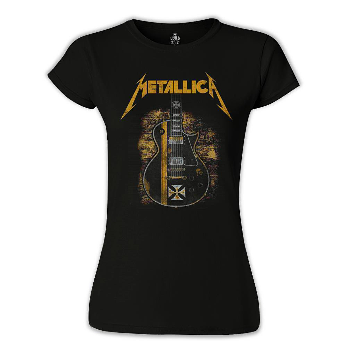 Metallica - Guitar in Sand Siyah Bayan Tshirt
