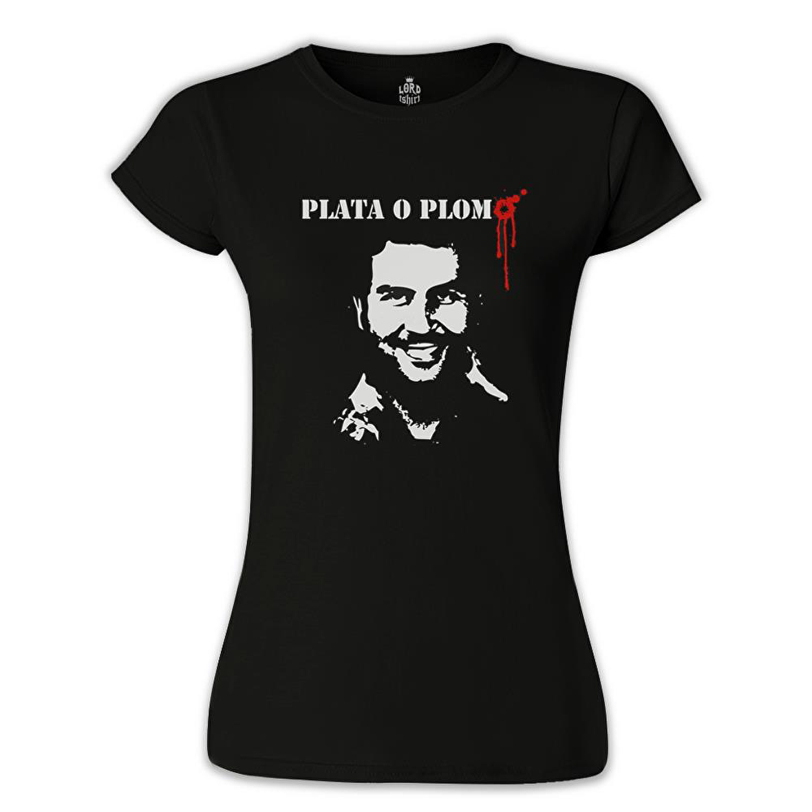 Narcos - Plata o Plomo 2 Siyah Kadın Tshirt