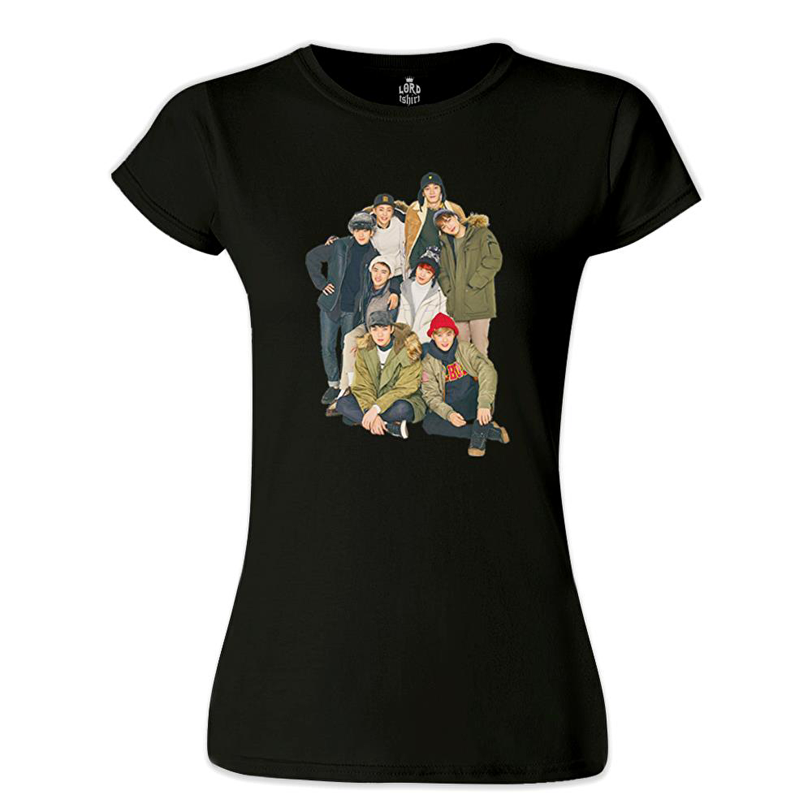 Exo - All Siyah Bayan Tshirt