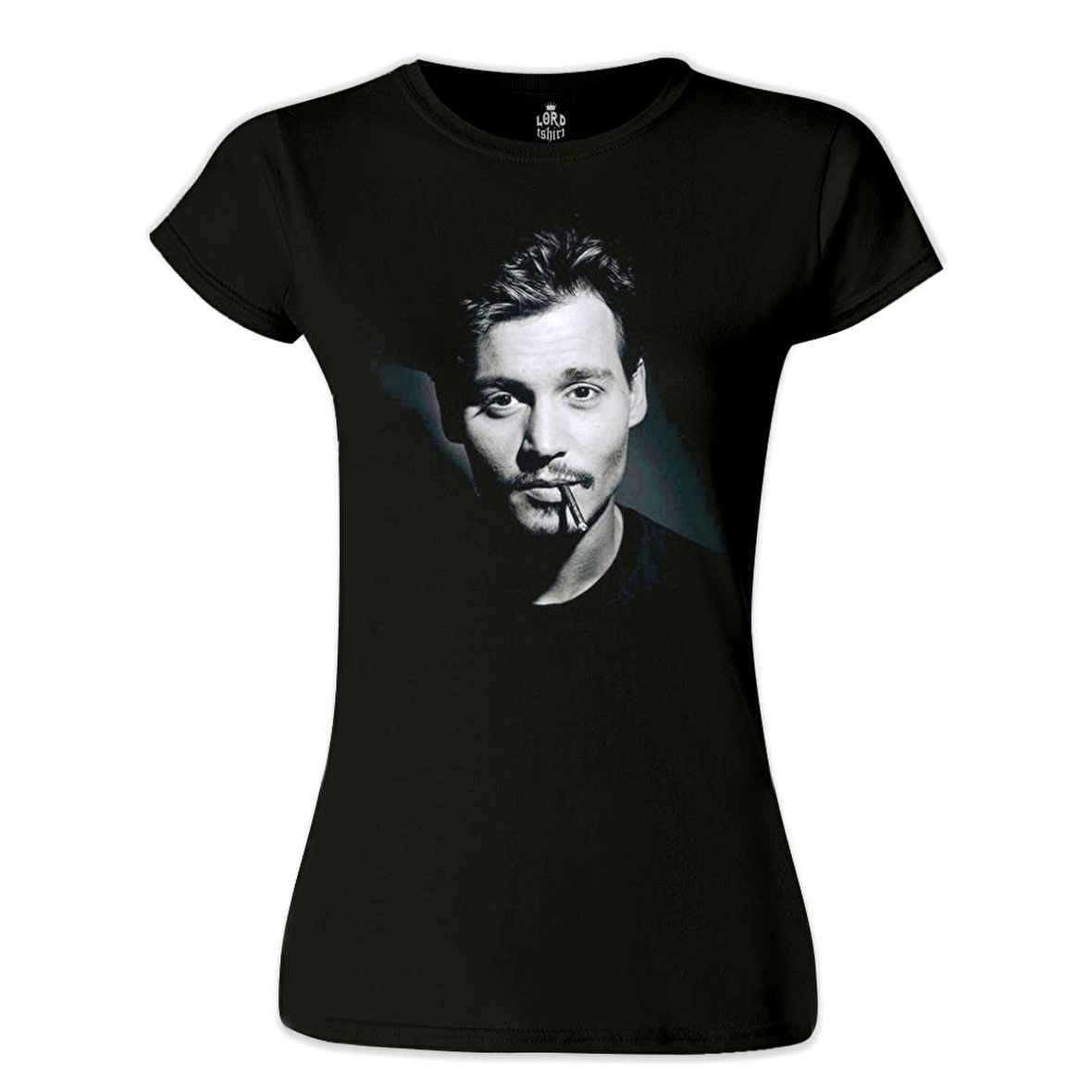 Johnny Depp Siyah Bayan Tshirt