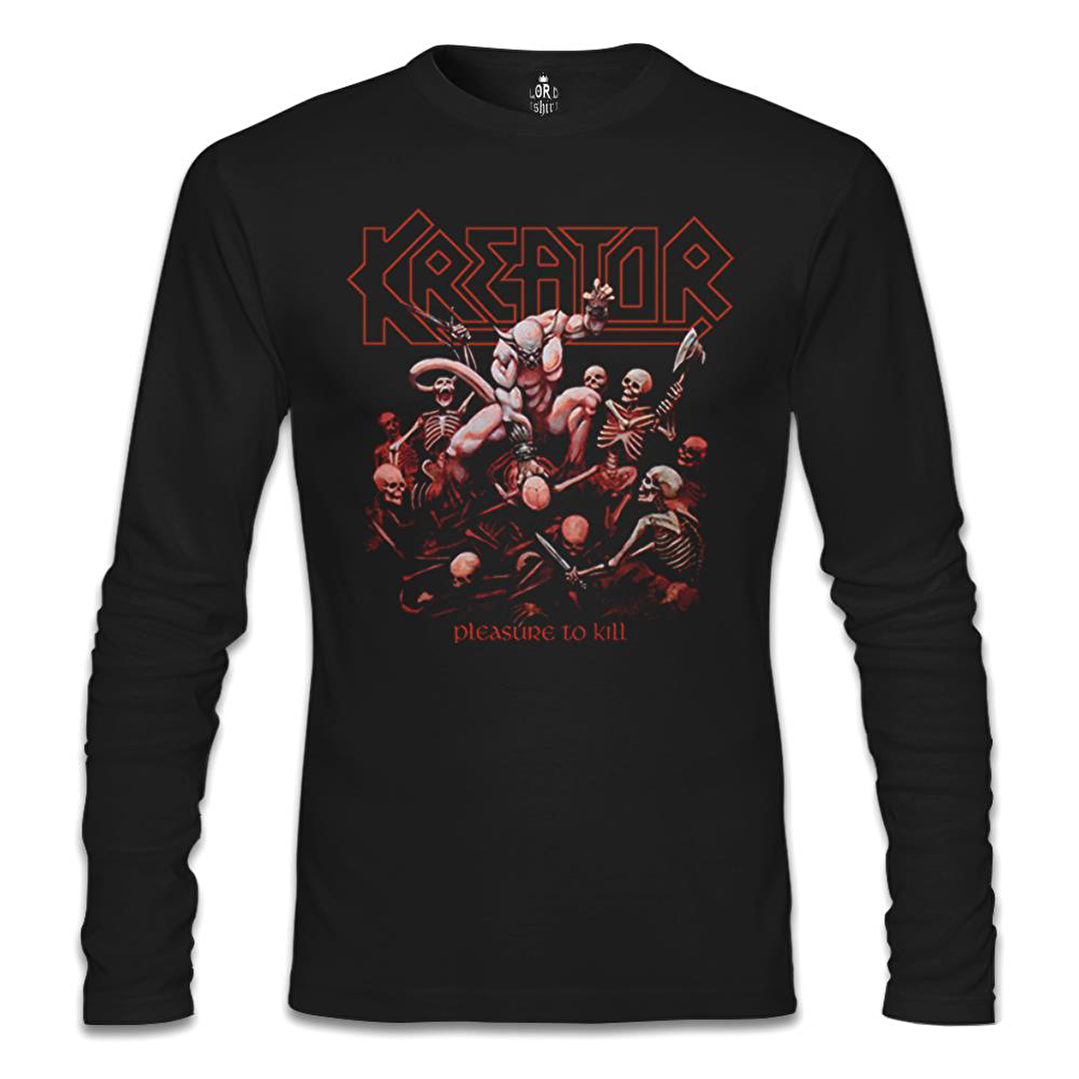 Kreator - Pleasure to Kill Siyah Erkek Sweatshirt
