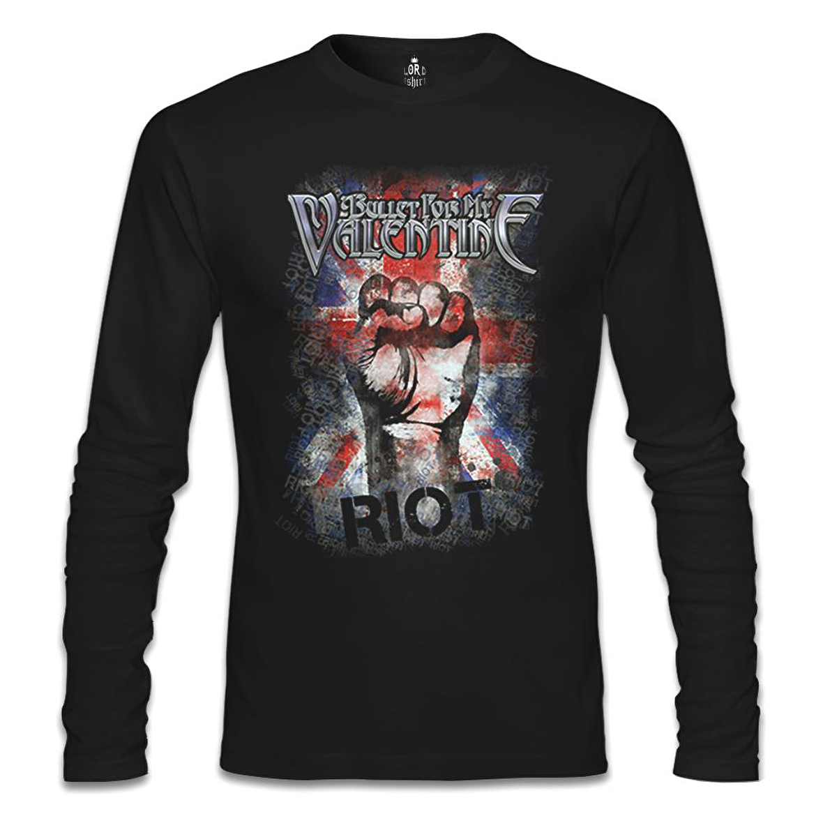 Bullet for my Valentine - Riot Siyah Erkek Sweatshirt