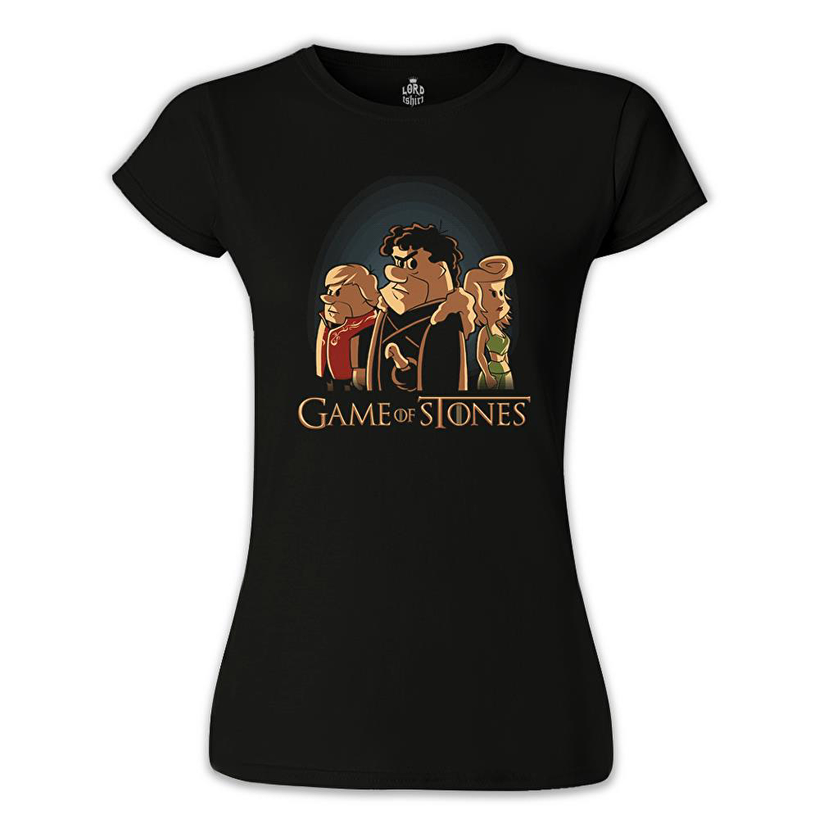 Game of Stones Siyah Bayan Tshirt