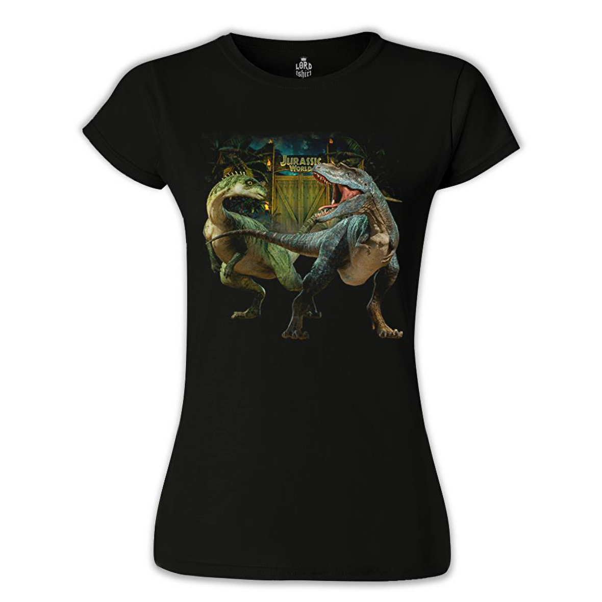 Jurassic World II Siyah Kadın Tshirt