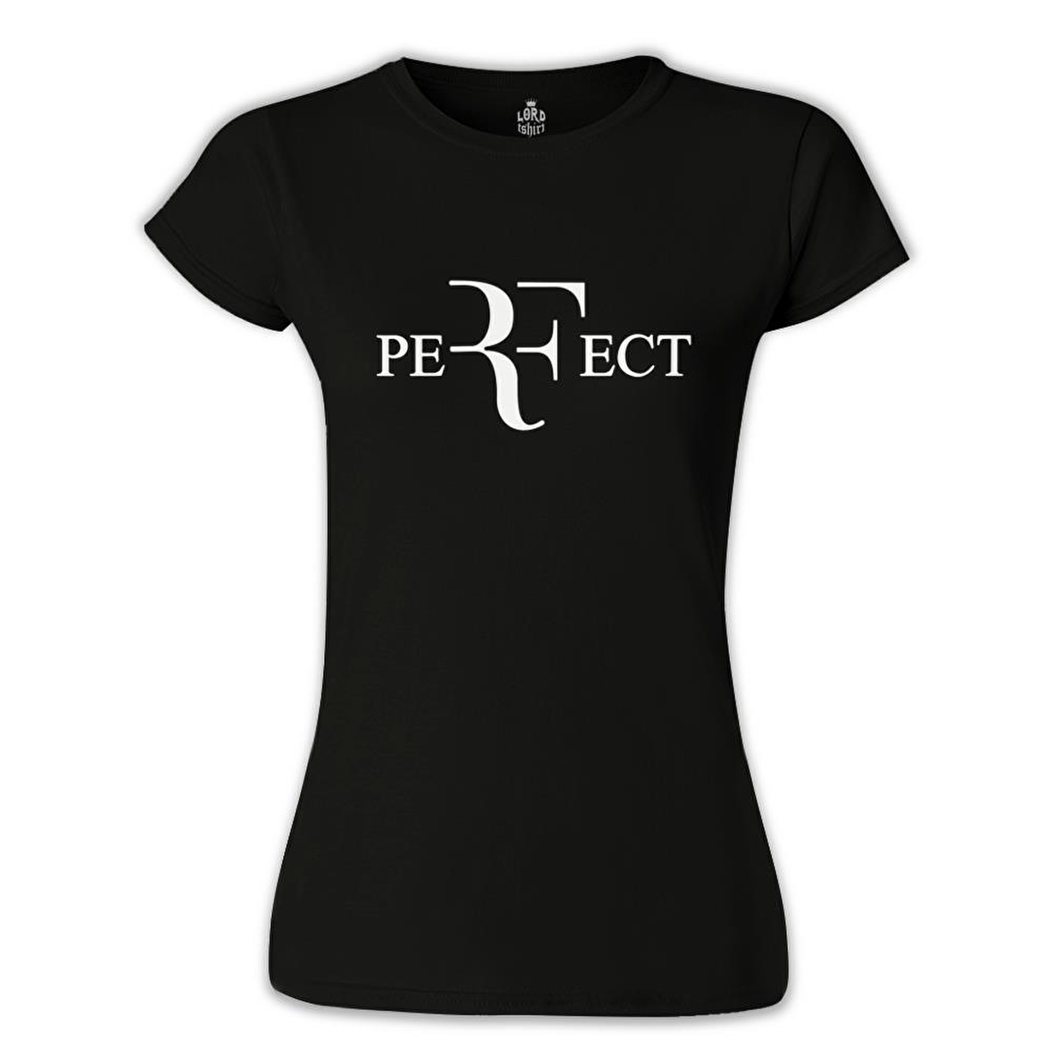 Roger Federer - Perfect Siyah Bayan Tshirt