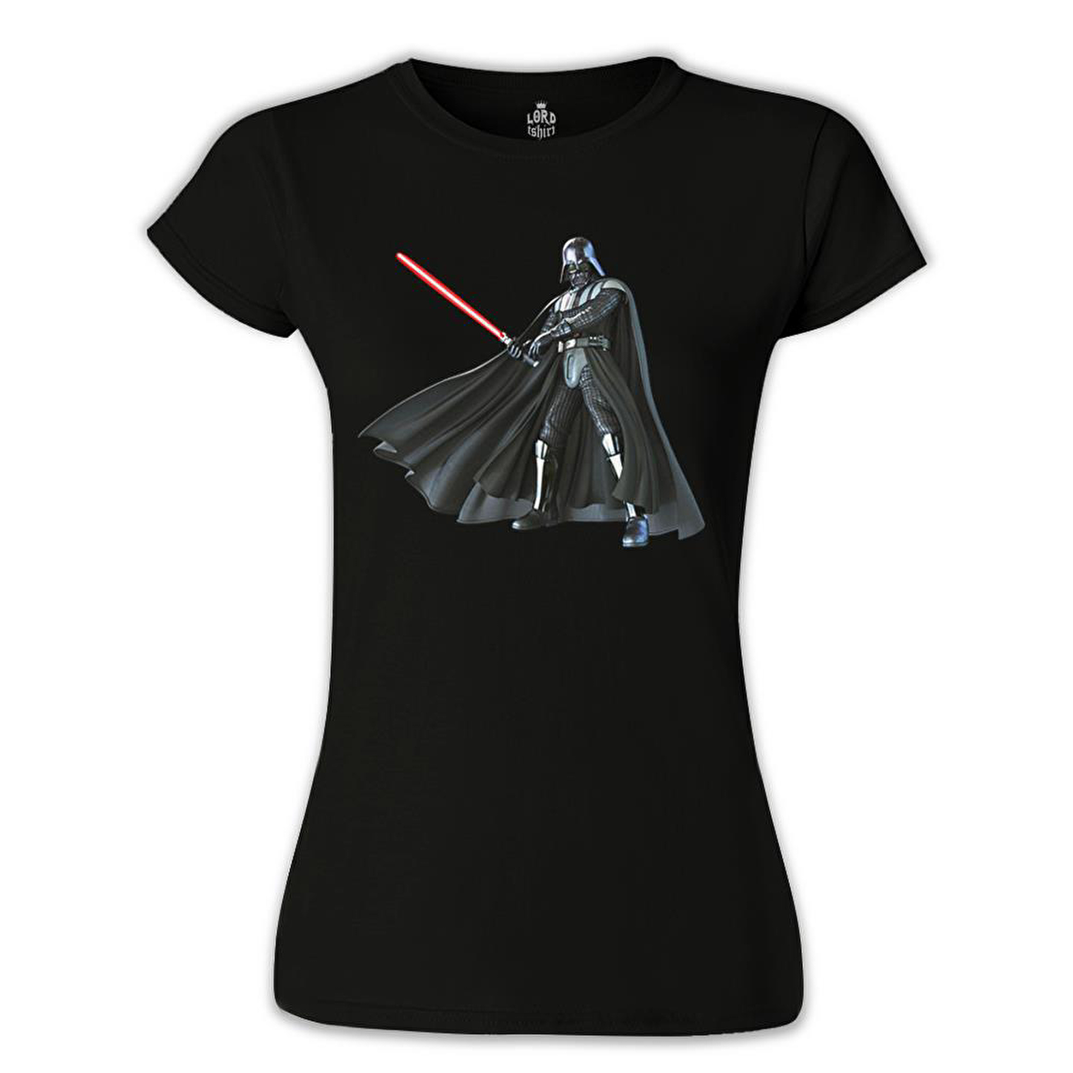 Star Wars - Darth Vader Lightsaber Siyah Bayan Tshirt