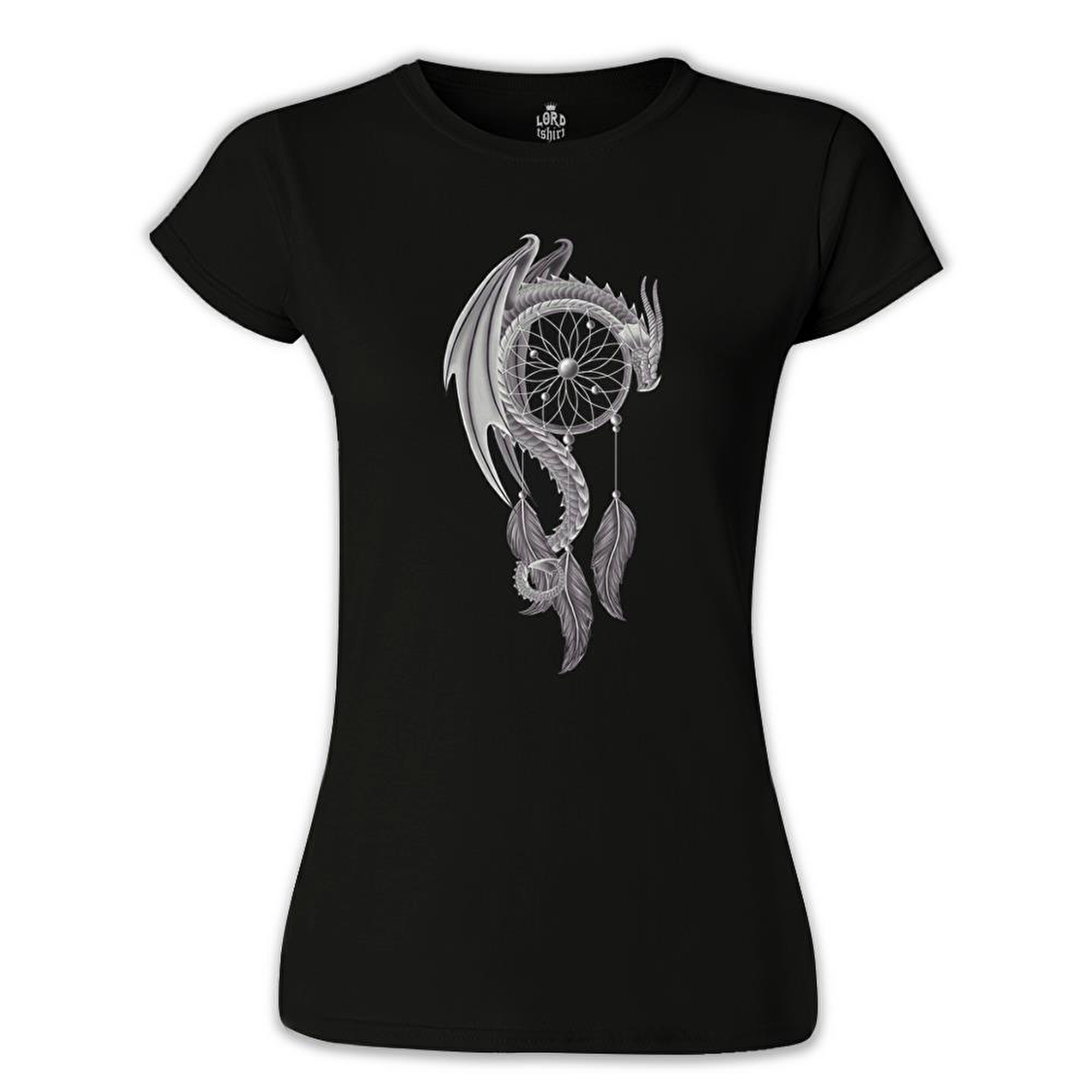 Dreamcatcher - Düş Kapanı Siyah Bayan Tshirt