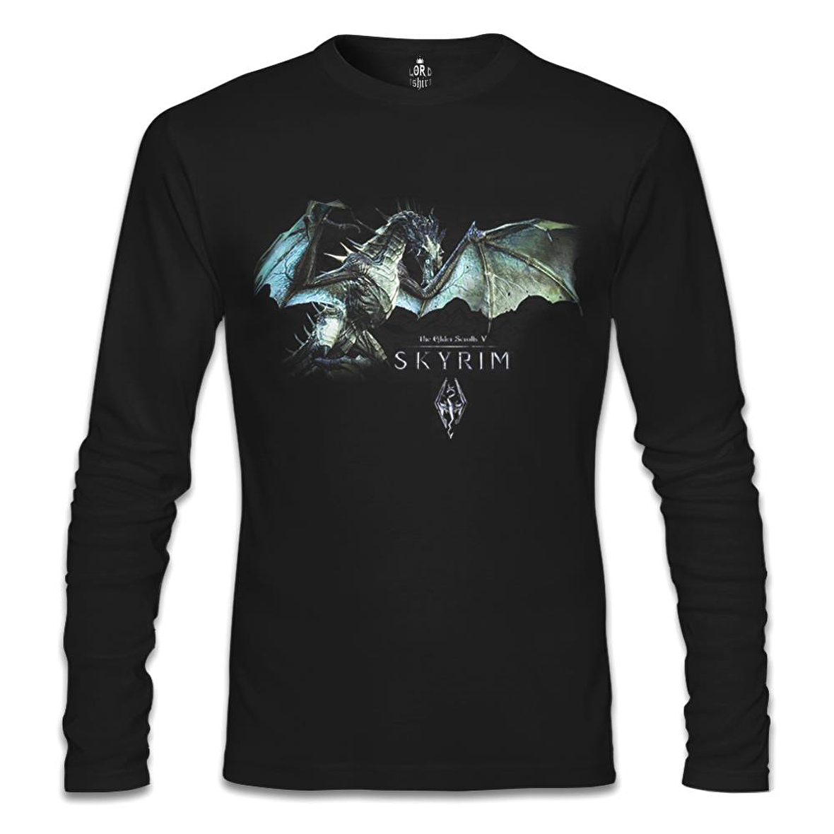 Skyrim - Paartuhnax Siyah Erkek Sweatshirt