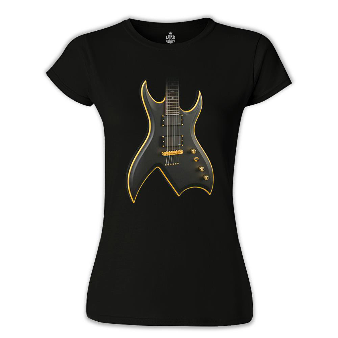 Gitar Siyah Bayan Tshirt