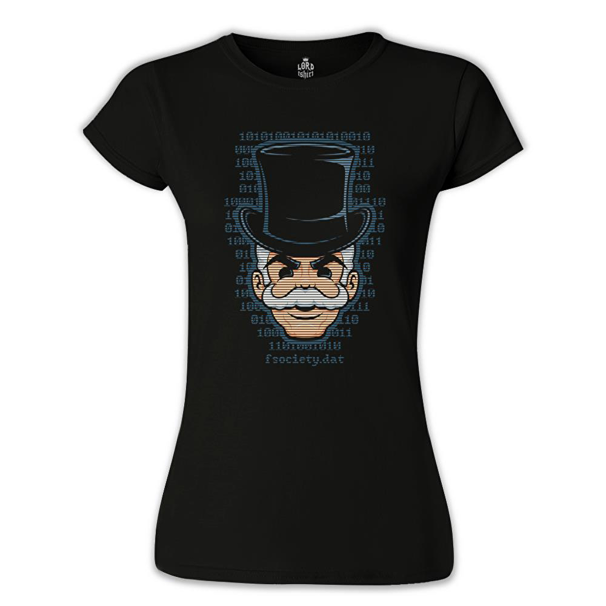 Mr. Robot - FSociety Siyah Bayan Tshirt