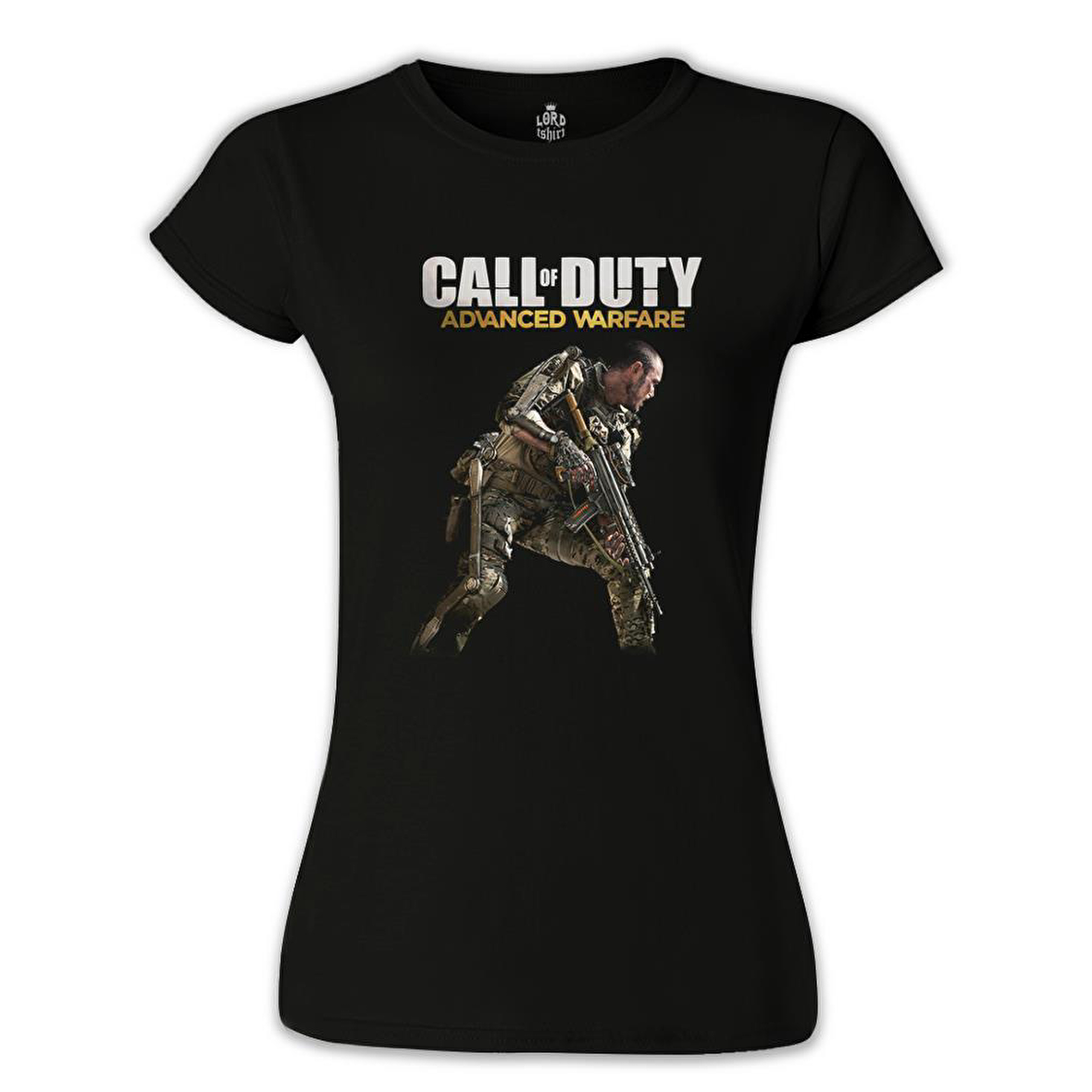 Call of Duty - Advanced Warfare Siyah Kadın Tshirt