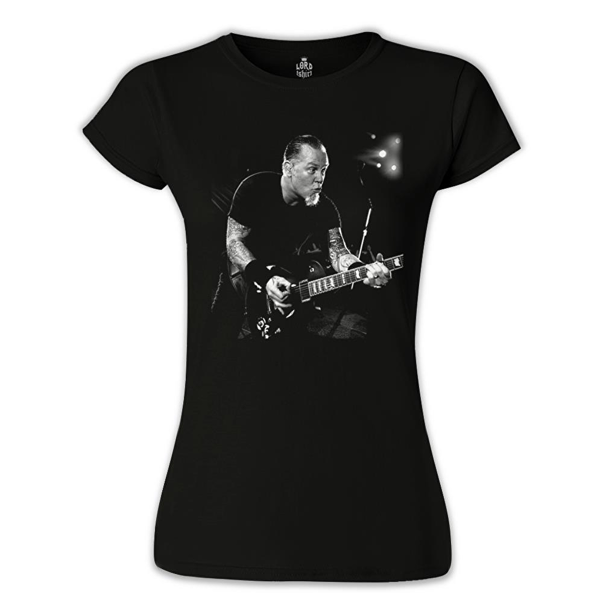 Metallica - James Solo Siyah Bayan Tshirt
