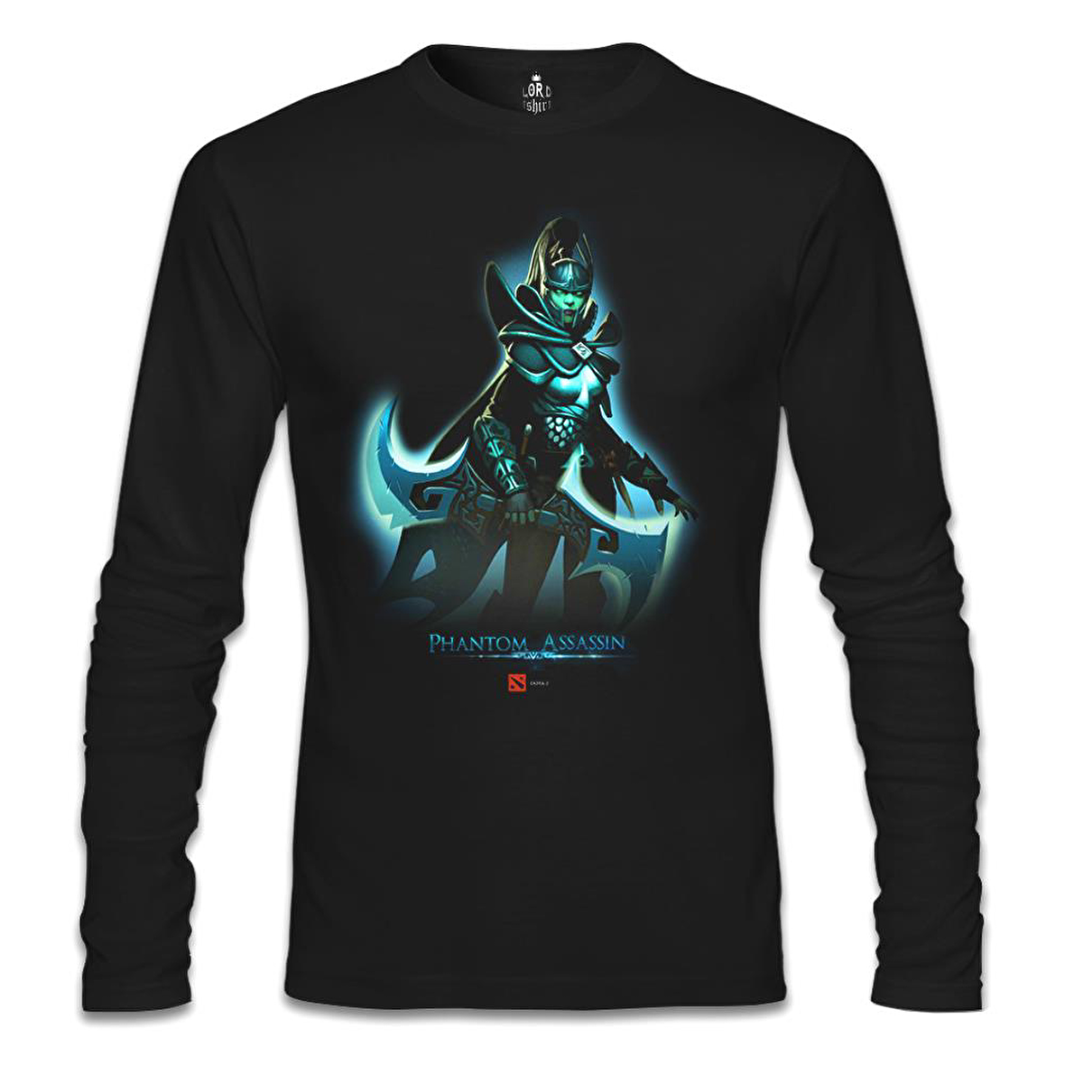 Dota 2 - Phantom Assassin Siyah Erkek Sweatshirt