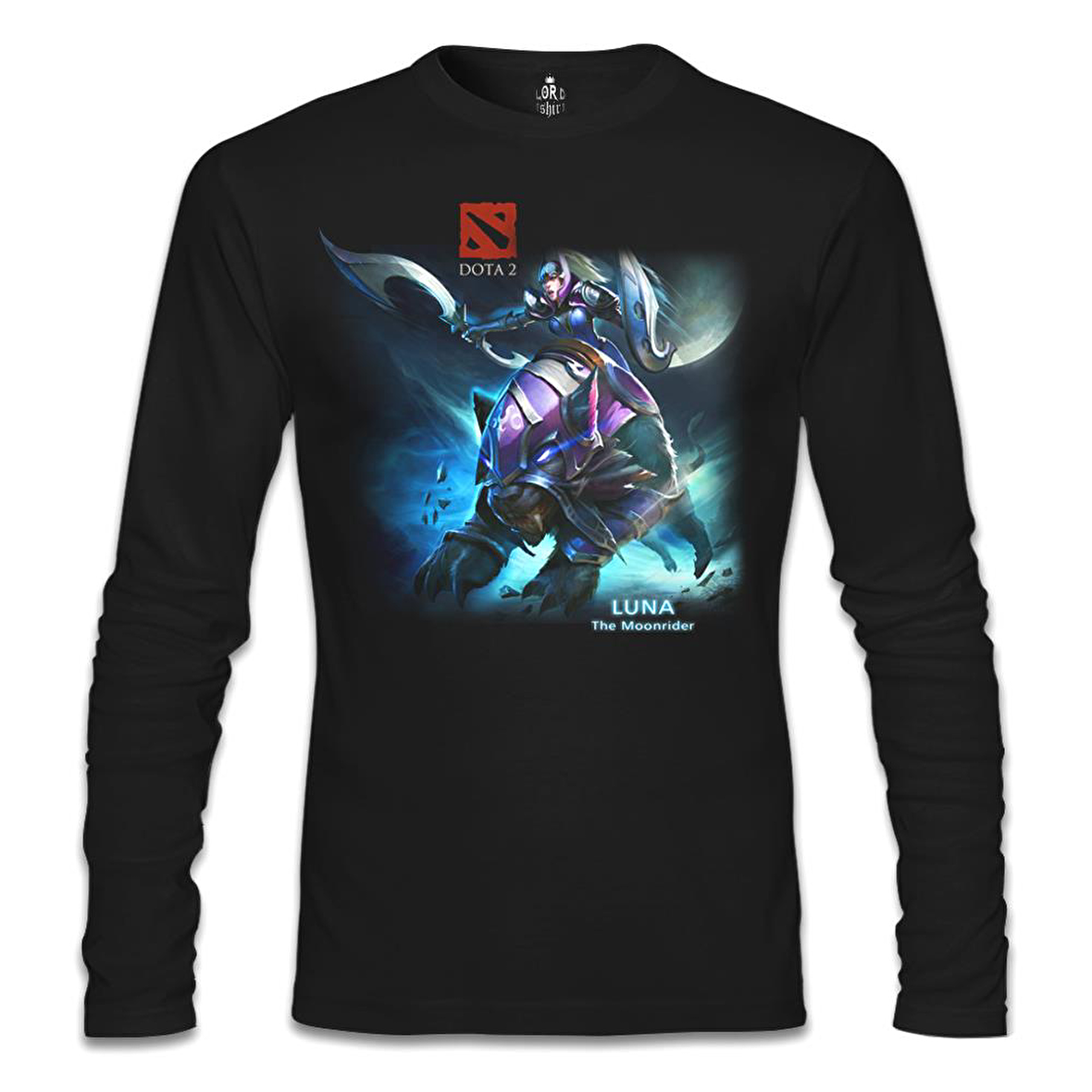 Dota 2 - Luna Siyah Erkek Sweatshirt