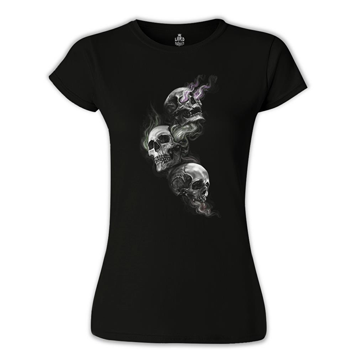 Smoky Heads Siyah Bayan Tshirt