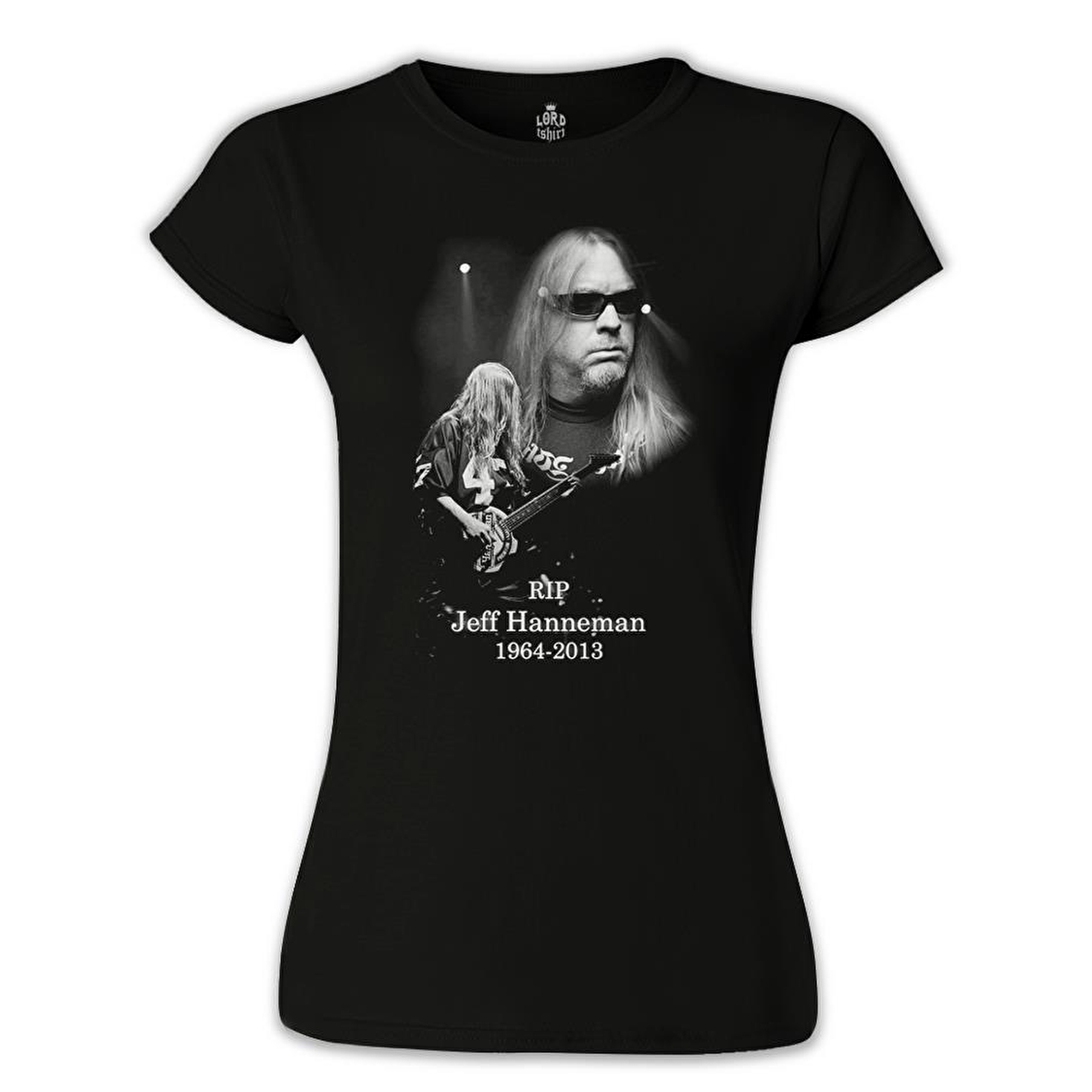 Jeff Hanneman - RIP Siyah Bayan Tshirt