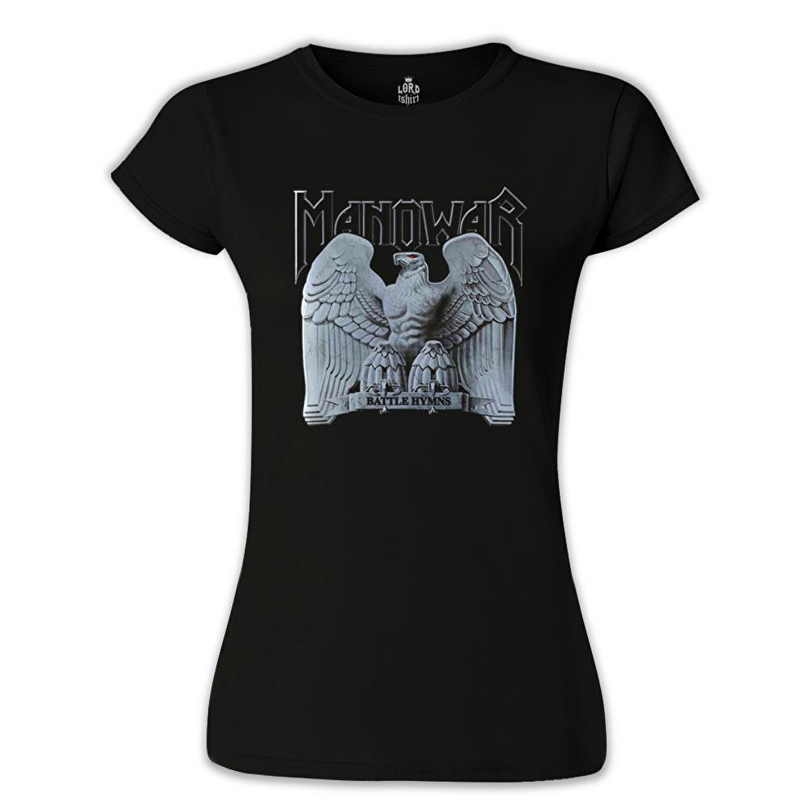 Manowar - Logo Siyah Bayan Tshirt